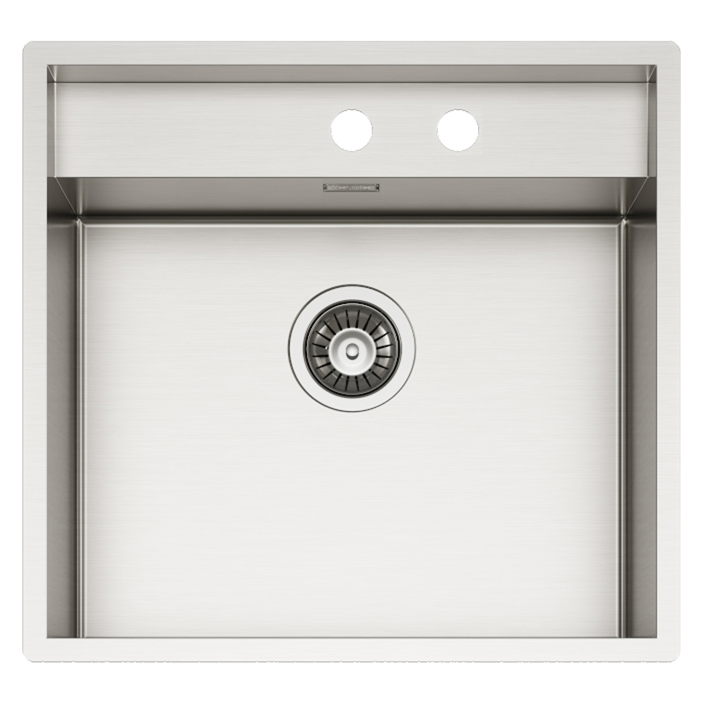 Chiuveta bucatarie inox CookingAid TASCA PHANTOM BACK LAGOON 50 INVISIBLE din inox marin AISI316L, rezistent la coroziune, cloruri si substante chimice, cu montaj pe blat, sub blat, la nivelul blatulu [17]