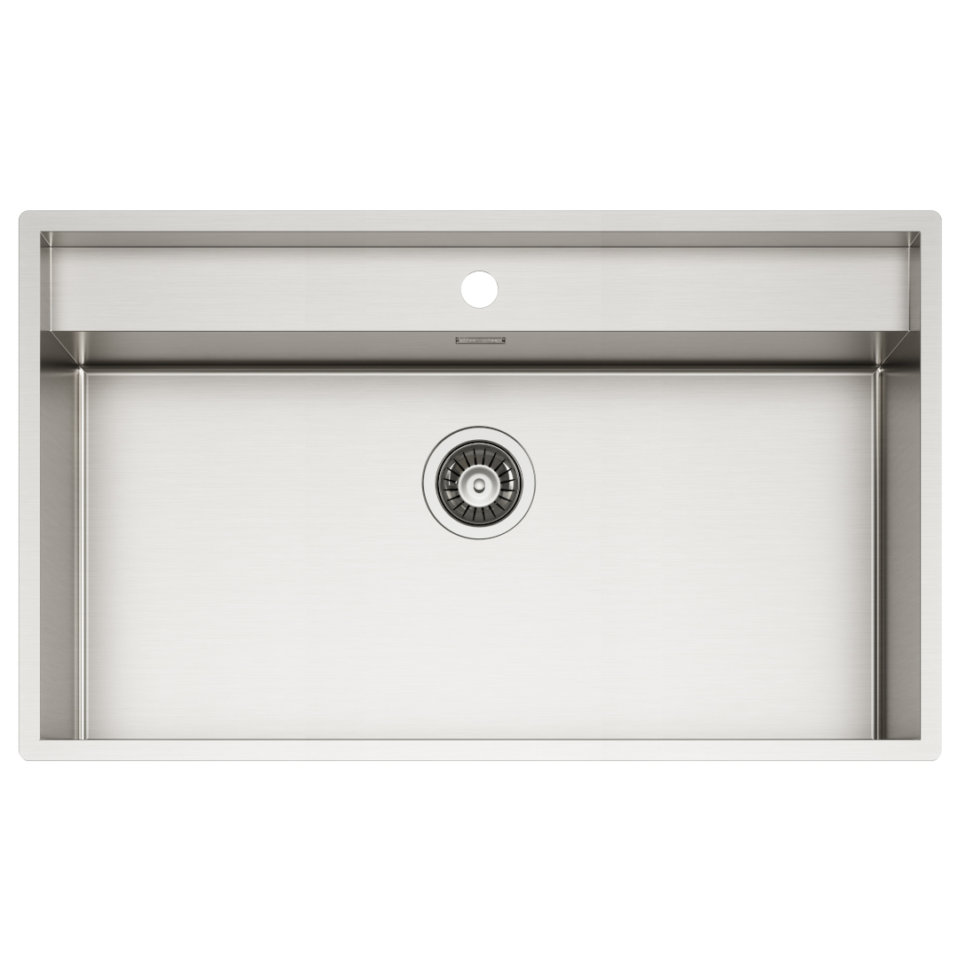 Chiuveta bucatarie inox CookingAid TASCA PHANTOM BACK PT80 INVISIBLE cu montaj pe blat, sub blat, la nivelul blatului sau sub geam si accesorii montaj [10]