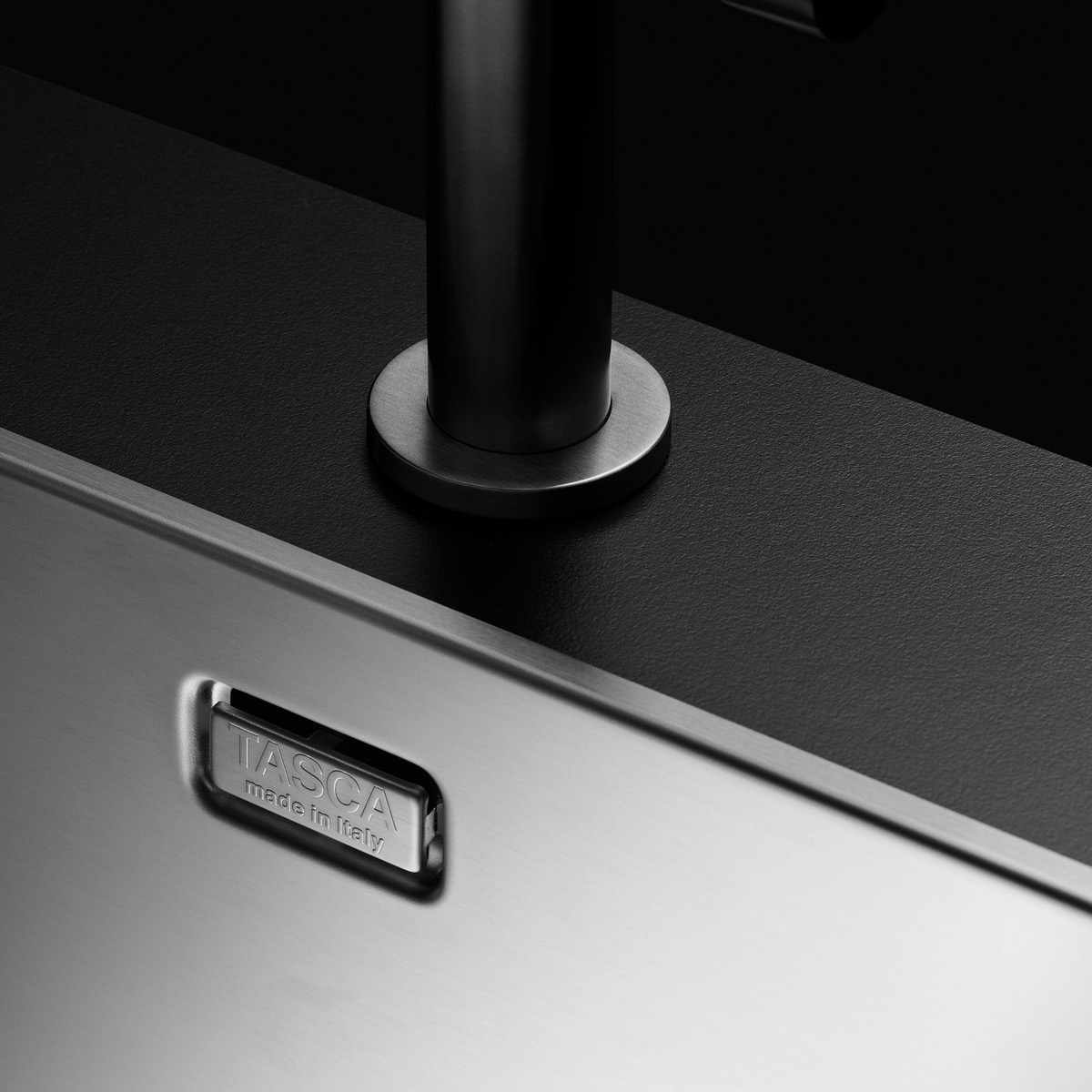 Chiuveta bucatarie inox CookingAid TASCA PURA SLIM CA70 cu montaj 8mm pe blat sau la nivelul blatului si accesorii montaj [4]