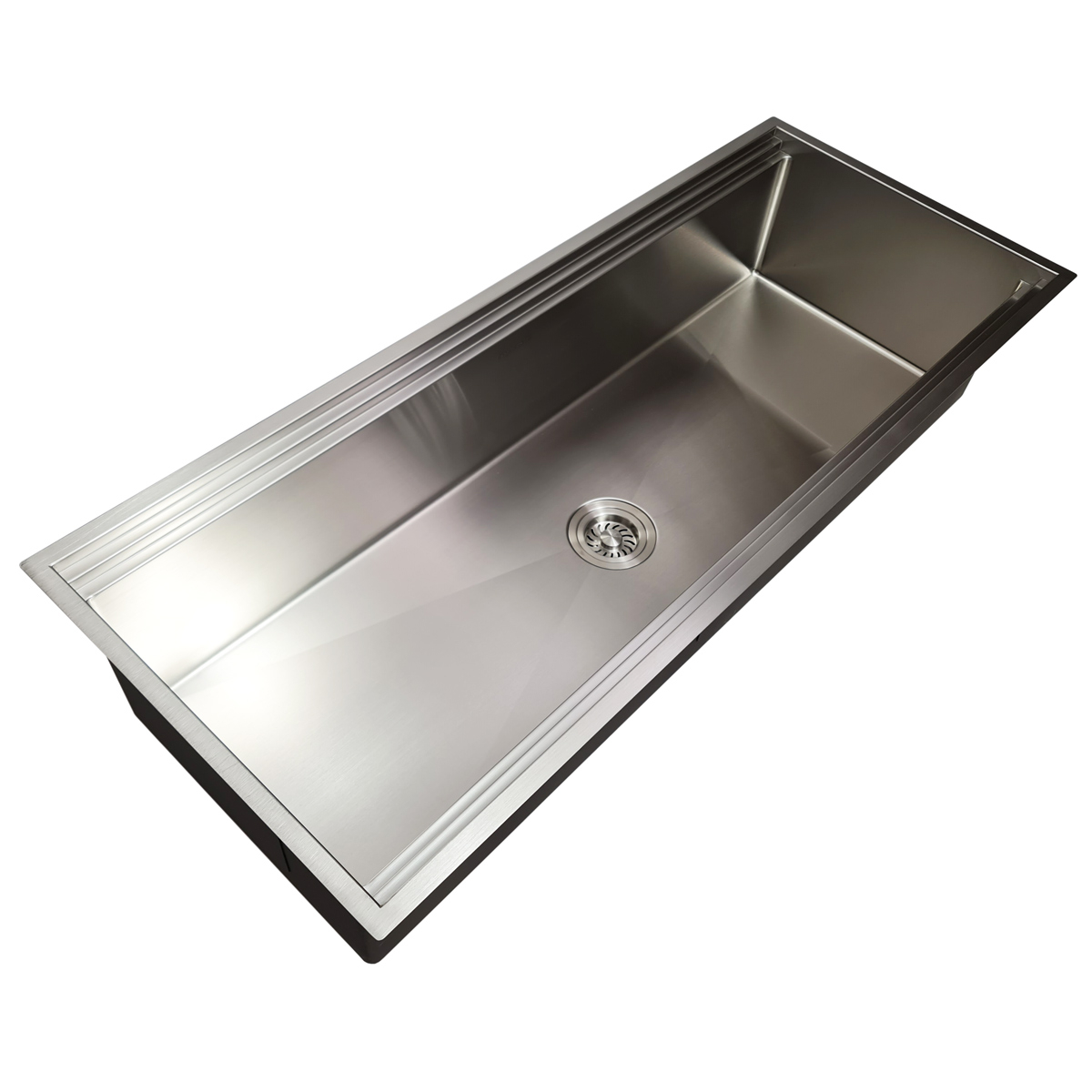 Chiuveta bucatarie inox HORECA CookingAid Infinity Undermount Workstation, montaj pe/sub blat, cu dozator detergent, tavita vase/paste/fructe, scurgator plat inox, gratar rulabil inox, tocator lemn Sa [19]