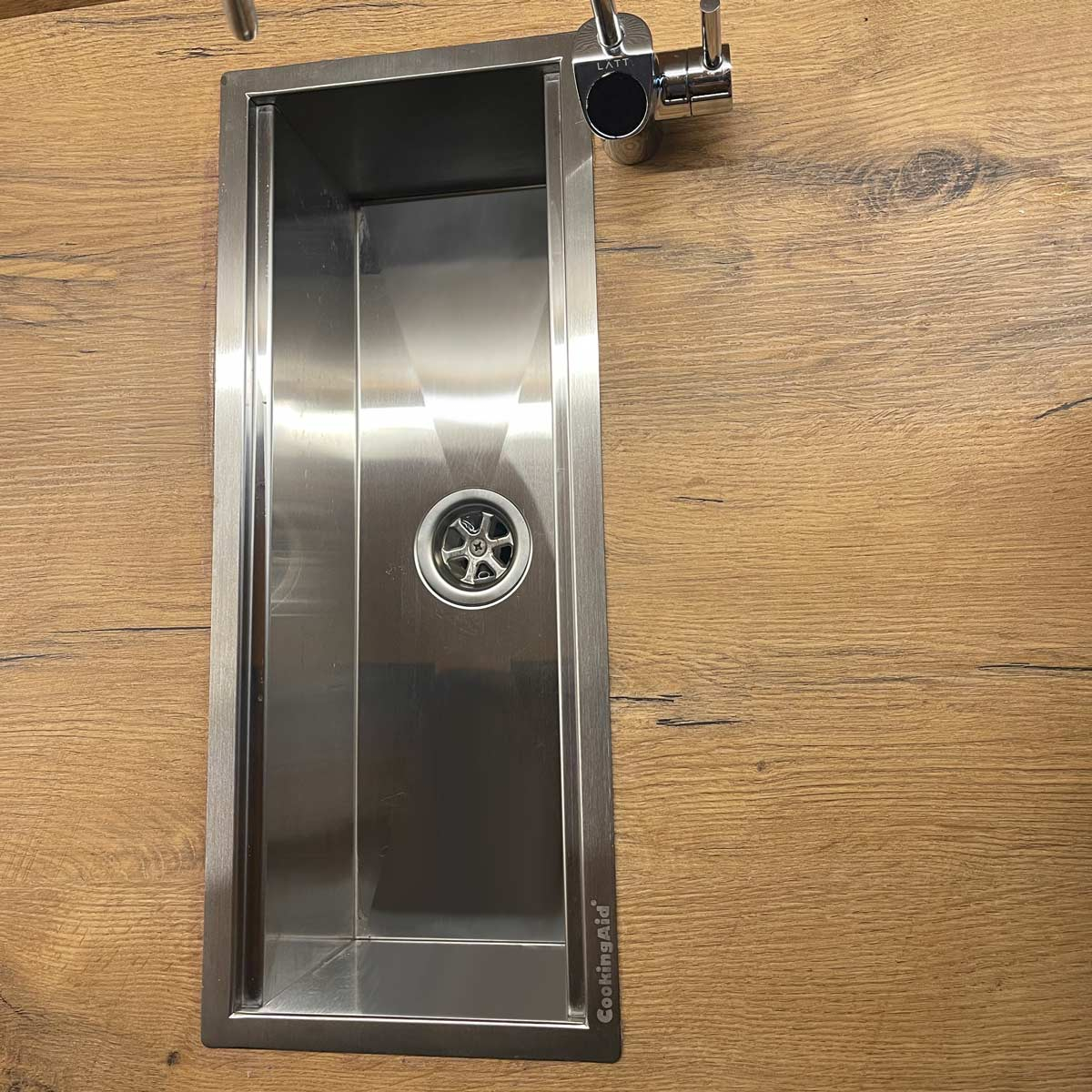 Chiuveta ingusta scurgere multifunctionala tip rigola / canal / jgheab drenare CookingAid Channel sink 48cm cu 2 accesorii incluse [4]