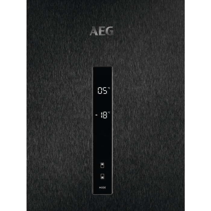 Combina frigorifica AEG ORC6M481EL, 481 l, MultiFlow, CustomFlex, Afisaj LCD, Usi reversibile, Iluminare Indicator temperatura ridicata,LED, Clasa E, H 192 cm, Gri [3]