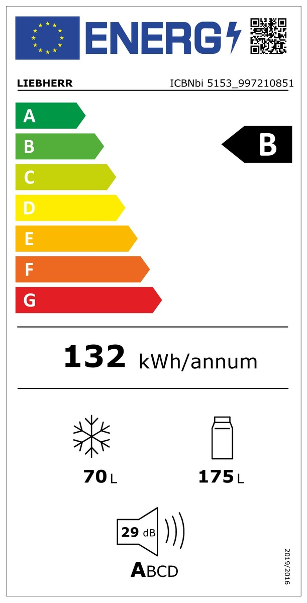 Combină frigorifică încorporabilă Liebherr ICBNbi 5153 Prime BioFresh NoFrost [4]