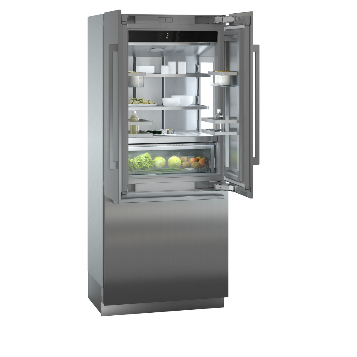Combină frigorifică încorporabilă Liebherr Monolith ECBNei 9972 uși duble BioFresh NoFrost [2]
