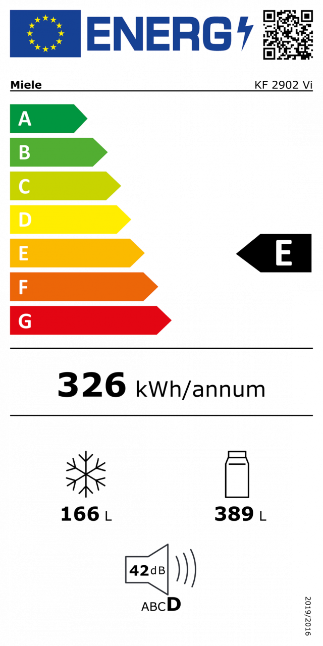Combina frigorifica incorporabila Miele KF 2902 VI D, 505 L, MasterFresh, Clasa E, DynaCool, Alb [2]