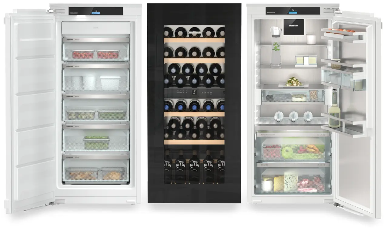 Combina frigorifica incorporabila Side by Side Liebherr IXRFW 4173, NoFrost, BioFresh cu HydroBreeze, UltraSilent, SoftTelescopic, LightTower,  DrySafe, VarioSpace, 491 l [2]