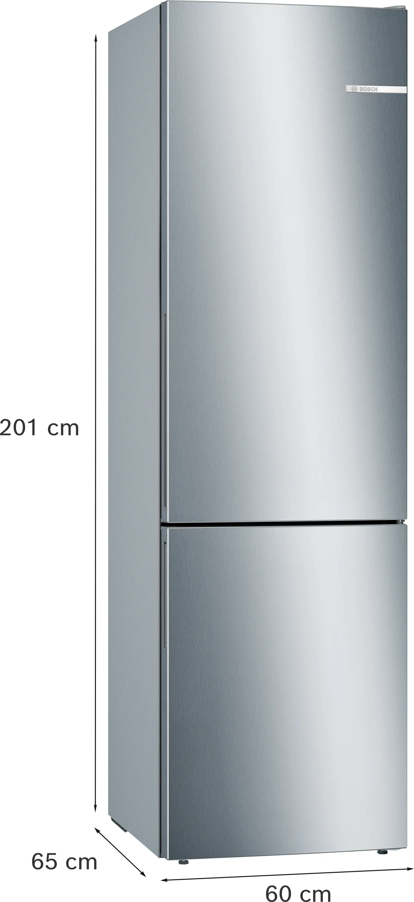 Combină frigorifică independentă 201 x 60 cm, Bosch Seria 6, Inox [7]