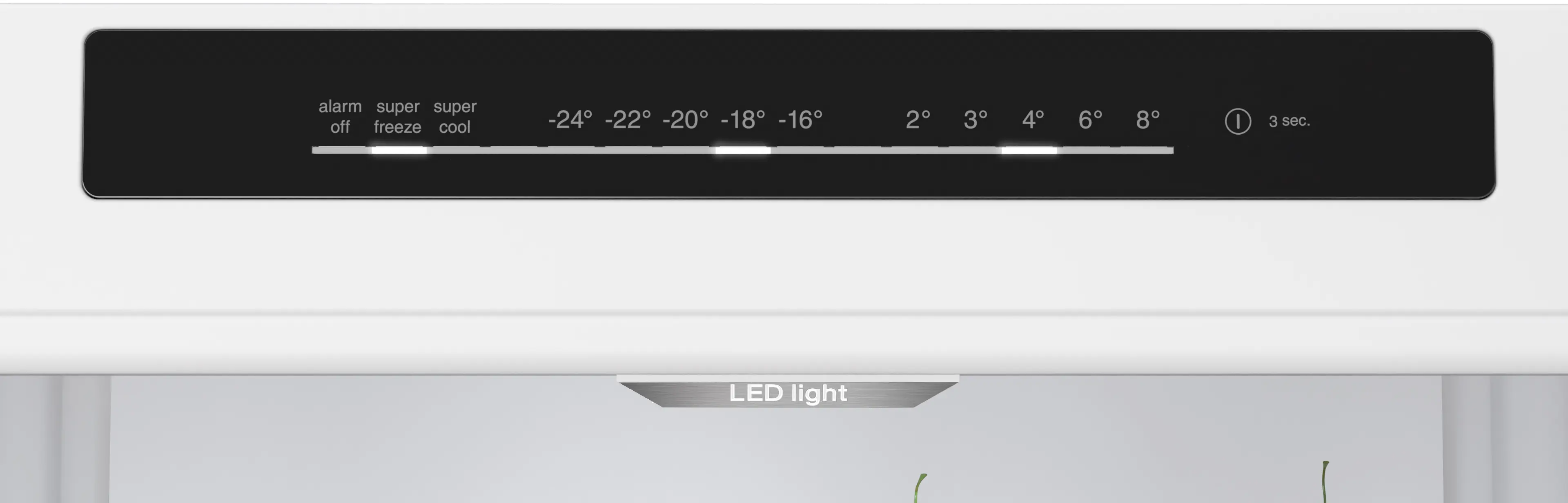 Combină frigorifică independentă 203 x 60 cm, Bosch Seria 4, Oțel inoxidabil Anti-Amprentă negru [3]