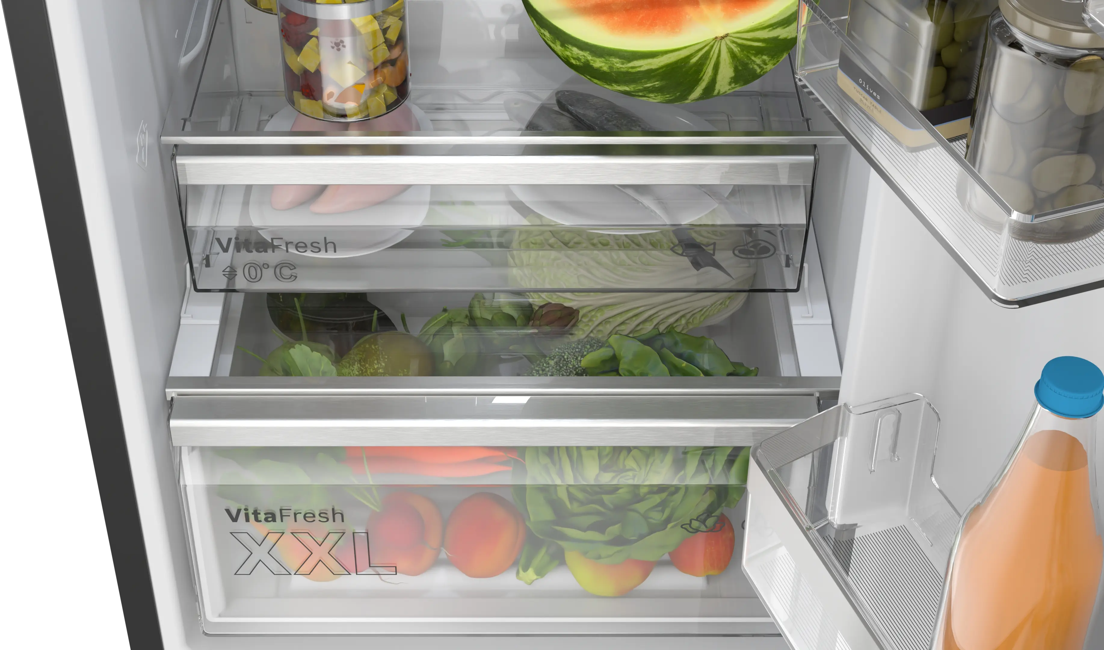 Combină frigorifică independentă 203 x 60 cm, Bosch Seria 6, Negru [6]