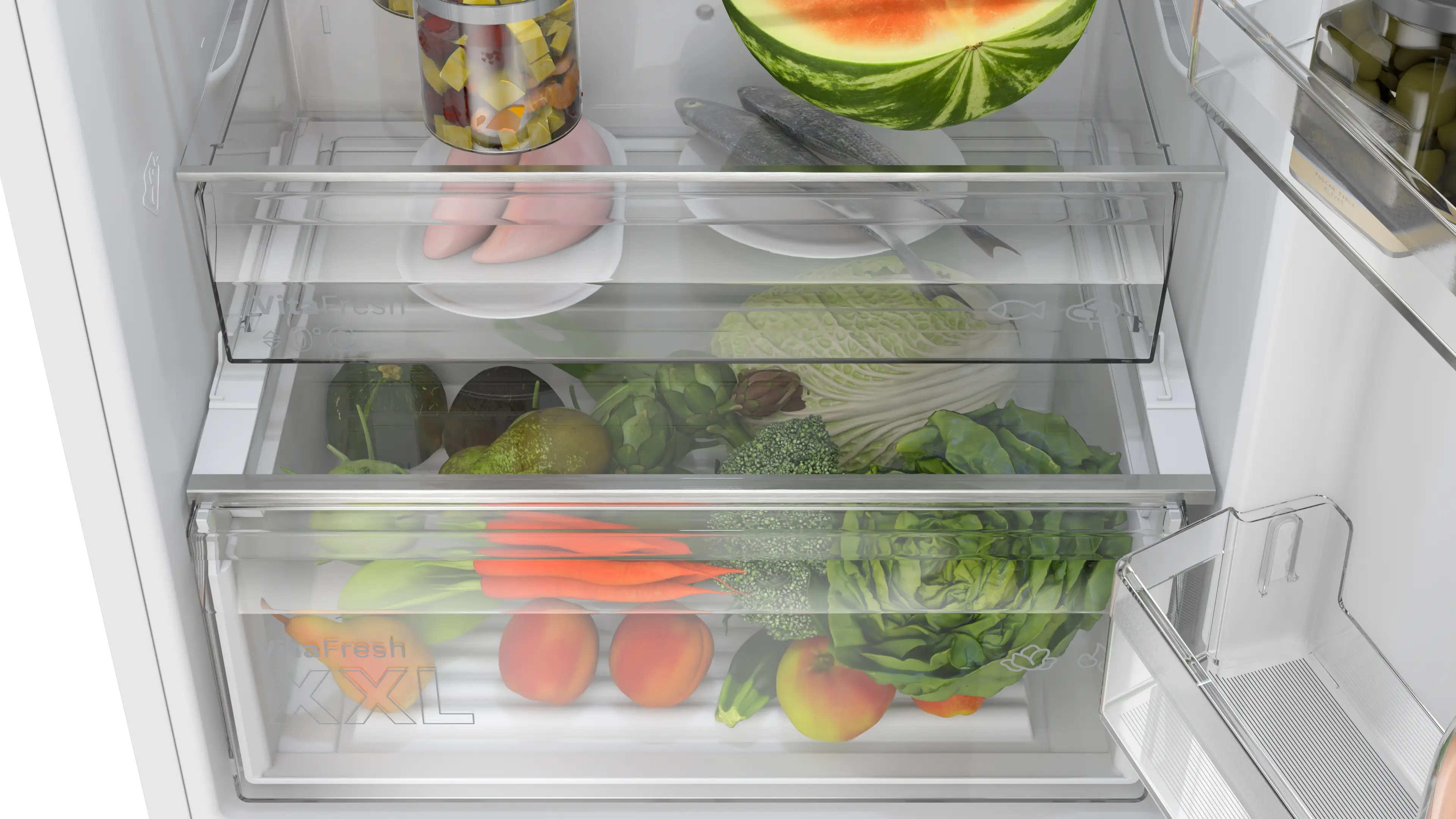 Combină frigorifică independentă 203 x 70 cm, Bosch Seria 4, Total No Frost, Alb [4]