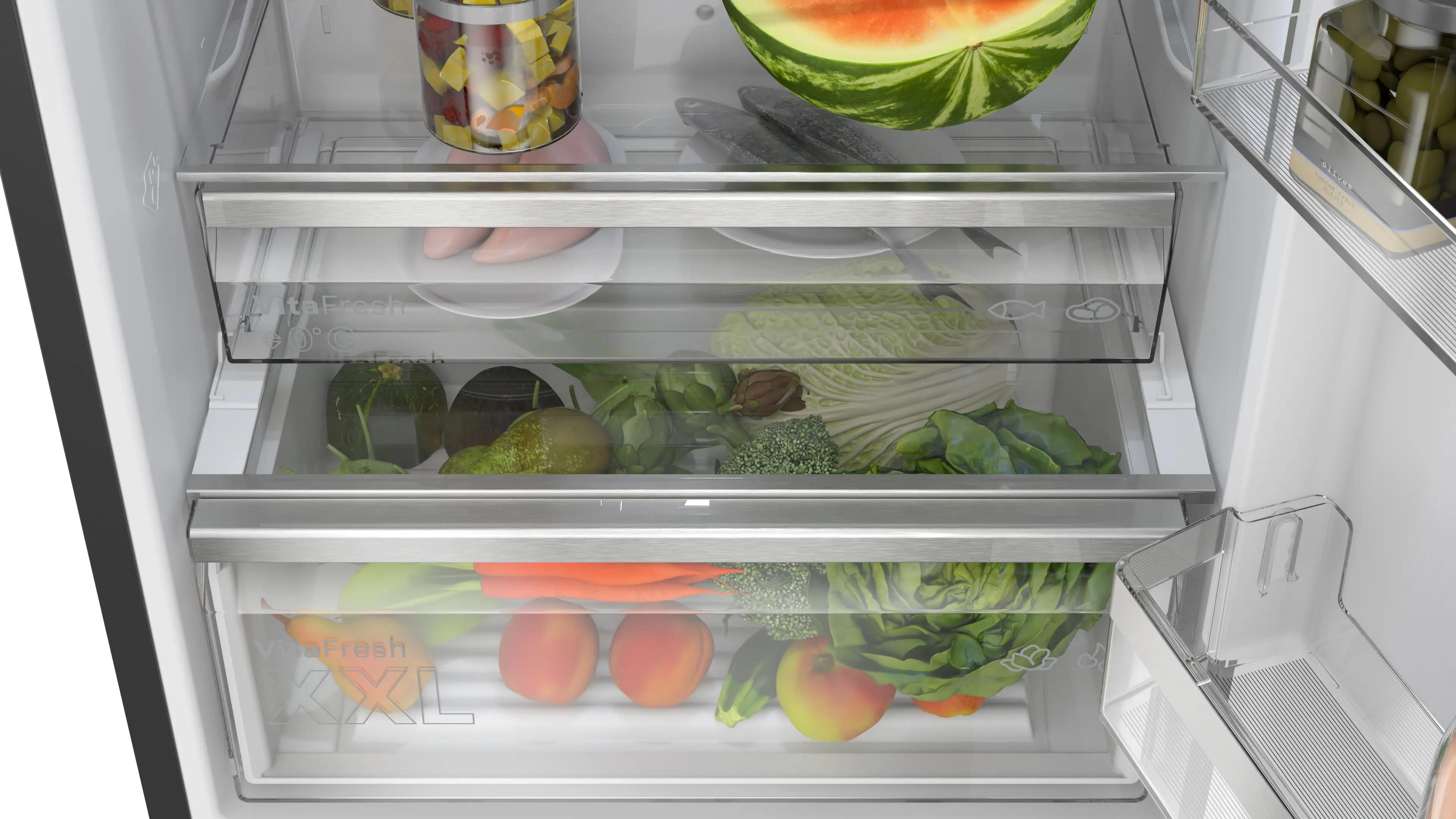 Combină frigorifică independentă 203 x 70 cm, Bosch Seria 6, Total No Frost, Negru [5]