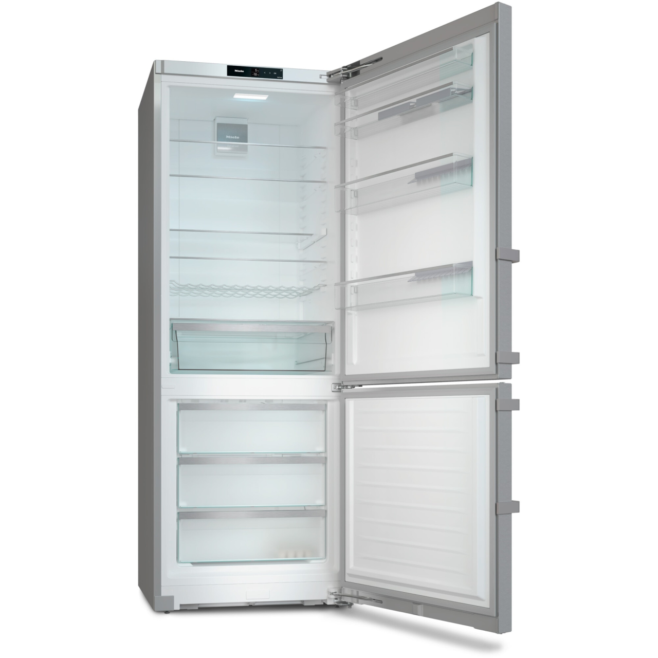 Combina frigorifica KFN 4796 CD edt/cs, 486 l, NoFrost, DailyFresh, , DynaCool, SoftClose, FlexiBoard,  DuplexCool,Miele@home, Clasa C, H 201.5 cm, Inox [2]