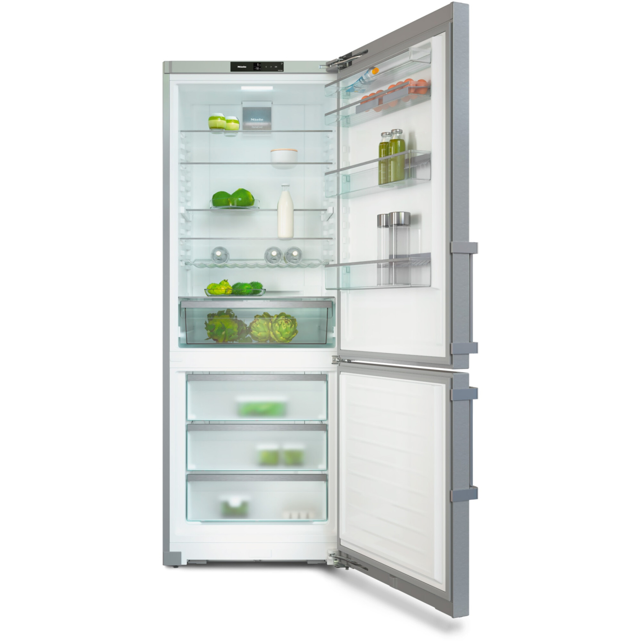 Combina frigorifica KFN 4796 CD edt/cs, 486 l, NoFrost, DailyFresh, , DynaCool, SoftClose, FlexiBoard,  DuplexCool,Miele@home, Clasa C, H 201.5 cm, Inox [3]
