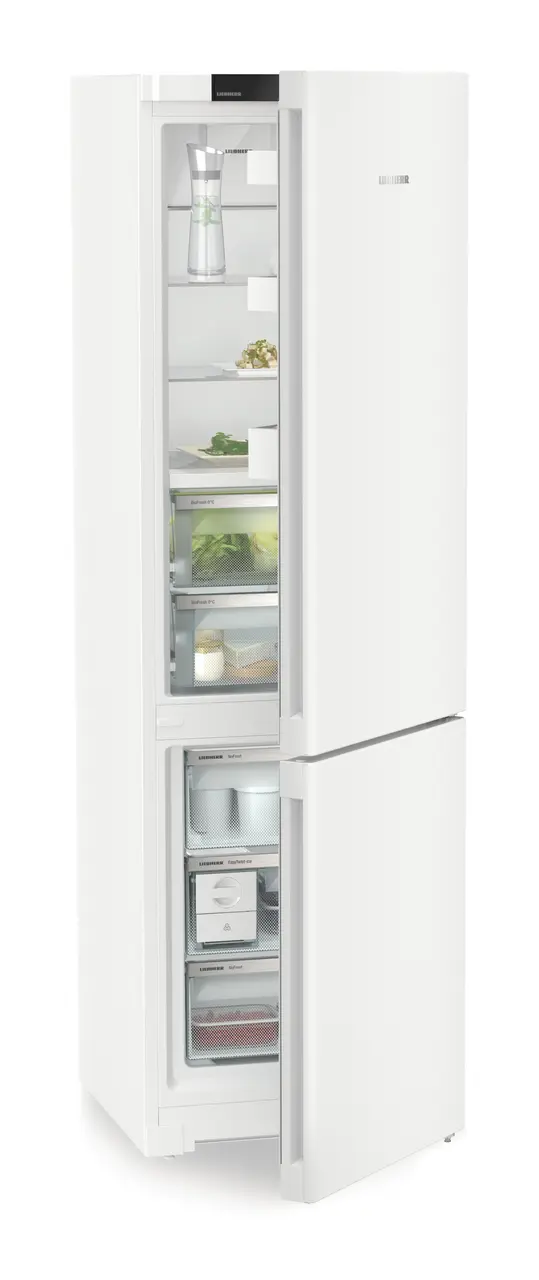 Combina frigorifica Liebherr CBNa 572i Plus, NoFrost, BioFresh, 60 cm, 360 l, SmartDeviceBox integrat,  EasyTwist-Ice, Clasa A, Alb [5]
