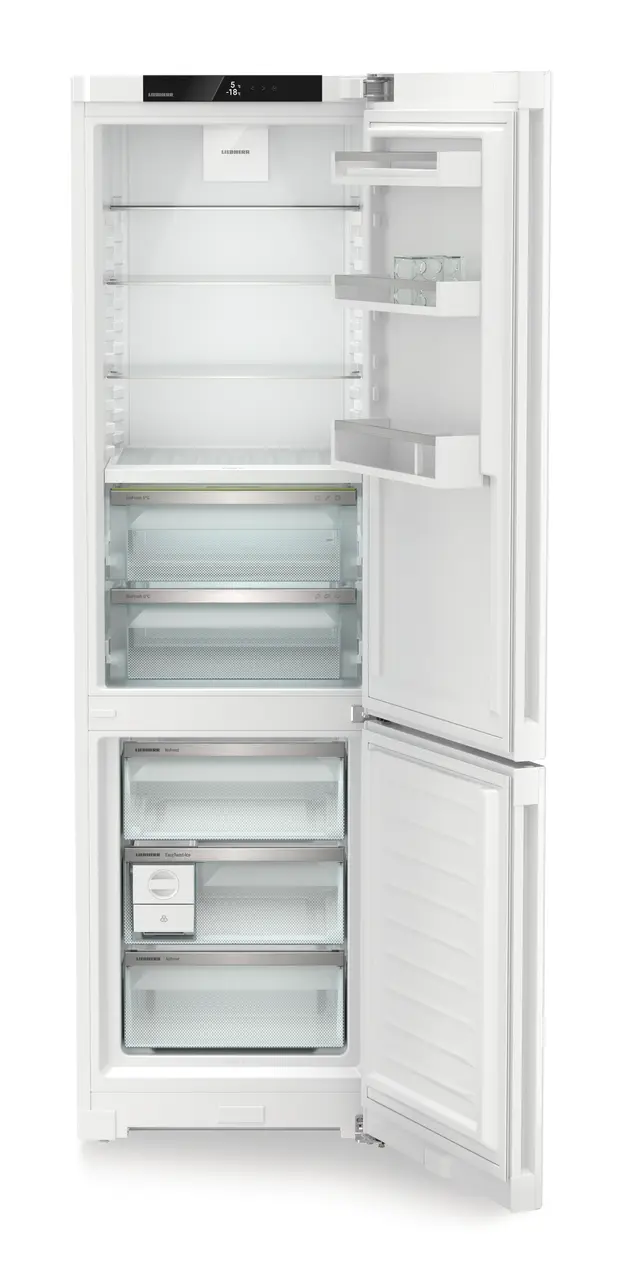 Combina frigorifica Liebherr CBNa 572i Plus, NoFrost, BioFresh, 60 cm, 360 l, SmartDeviceBox integrat,  EasyTwist-Ice, Clasa A, Alb [7]