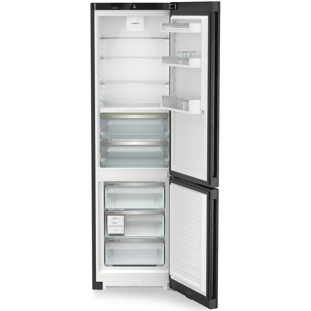 Combina frigorifica Liebherr CBNbda 572i, 360 l, No Frost, BioFresh, DuoCooling, Interior Fit, Clasa A, H 201.5 cm, Negru Antracit [5]