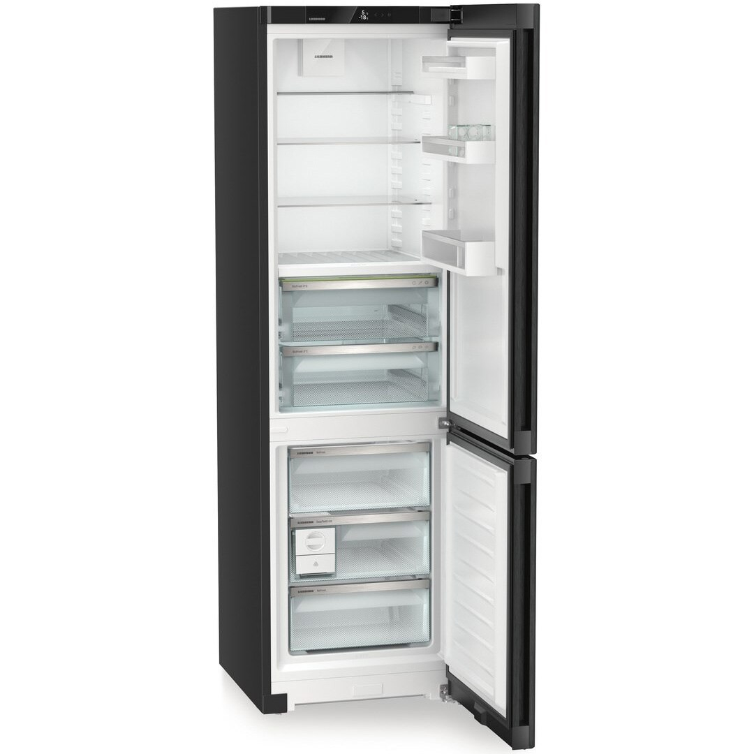 Combina frigorifica Liebherr CBNbda 572i, 360 l, No Frost, BioFresh, DuoCooling, Interior Fit, Clasa A, H 201.5 cm, Negru Antracit [4]
