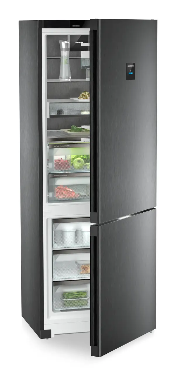 Combina frigorifica Liebherr CBNbsc 778i, Peak, 473 l, BioFresh,No Frost,  H 201.5 cm, Clasa C, BlackSteel [8]