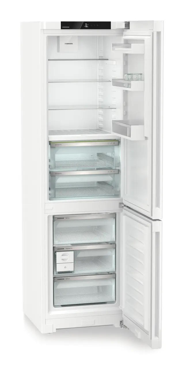 Combina frigorifica Liebherr CBNc 5723, 360 l, No frost,  DuoCooling,BioFresh, Interior Fit, Clasa C, H 201.5 cm, Alb [4]