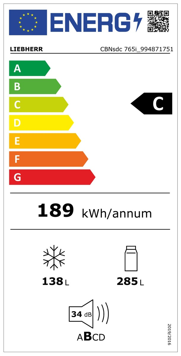Combină frigorifică Liebherr CBNsdc 765i Prime BioFresh NoFrost inox [4]