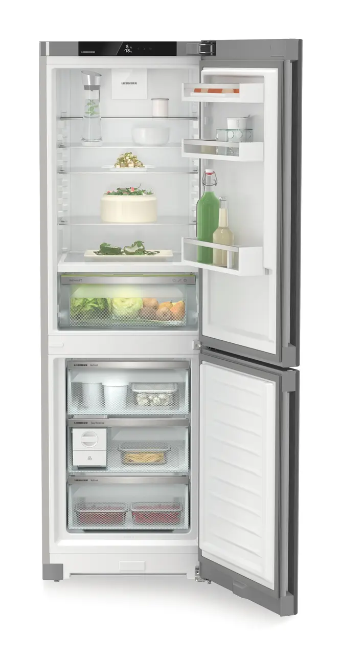 Combina frigorifica Liebherr CBNsfc 5223, 320 l, BioFresh, No Frost, DuoCooling, Interior Fit, Clasa C, H 185.5 cm, Inox [4]