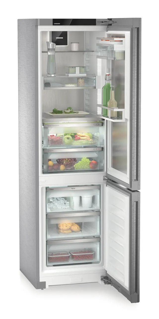 Combina frigorifica Liebherr CBNstd 579i Peak, NoFrost, BioFresh, 363 l, 201.5 сm, Clasa D, Inox [6]