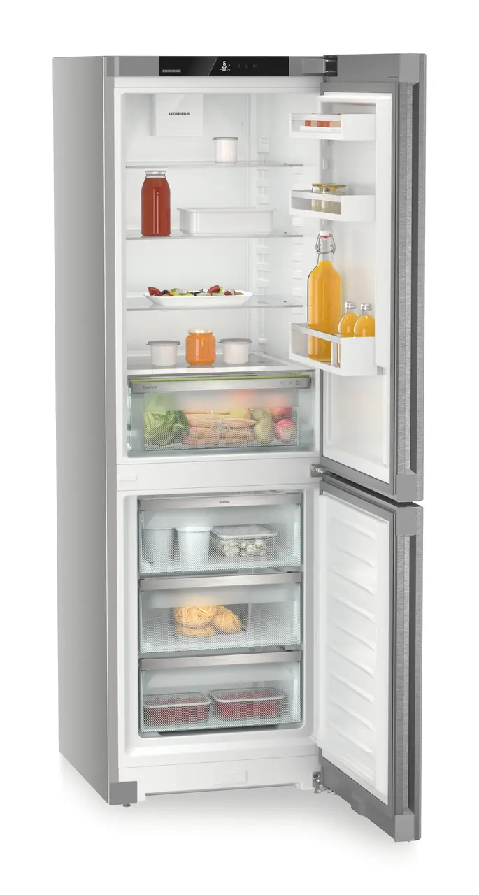 Combina frigorifica Liebherr CNsdc 5203, 330 l, EasyFresh, No Frost, DuoCooling, Interior Fit, Clasa C, H 185.5 cm, Inox [4]