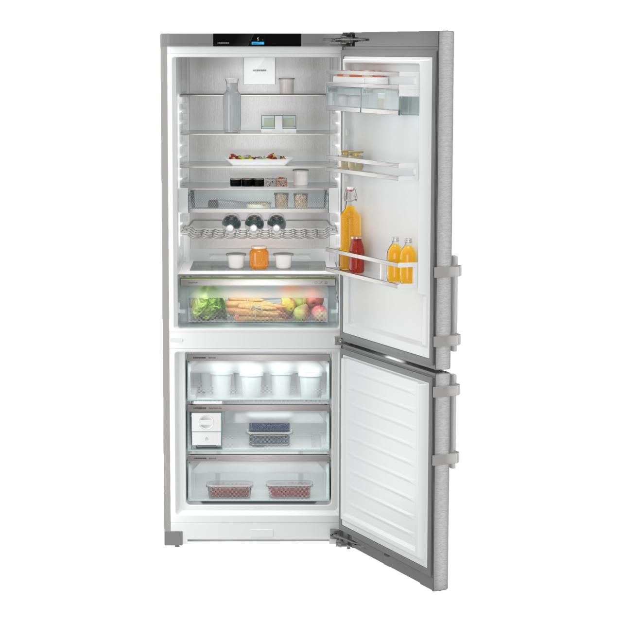 Combina frigorifica Liebherr CNsdd 775i Prime, NoFrost, 487 l, H 201.5 cm, Clasa D, SmartSteel [5]