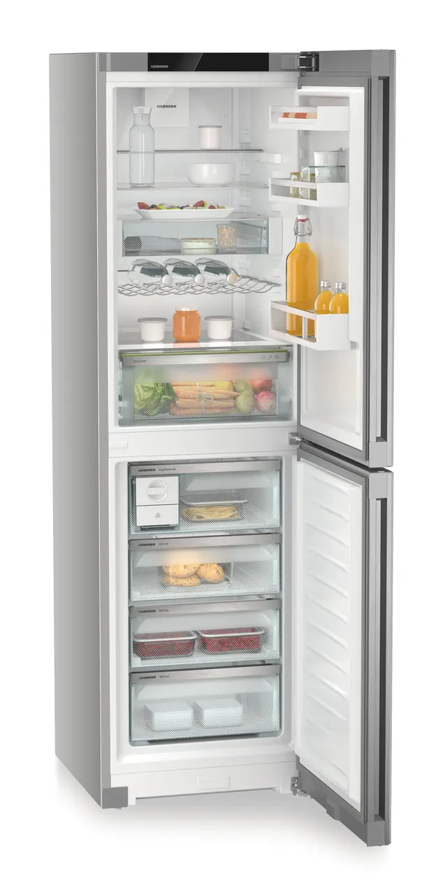 Combina frigorifica Liebherr CNsfc 573i, 359 l, EasyFresh, No Frost,  DuoCooling, Interior Fit, Clasa C, H 201.5 cm, Inox [3]