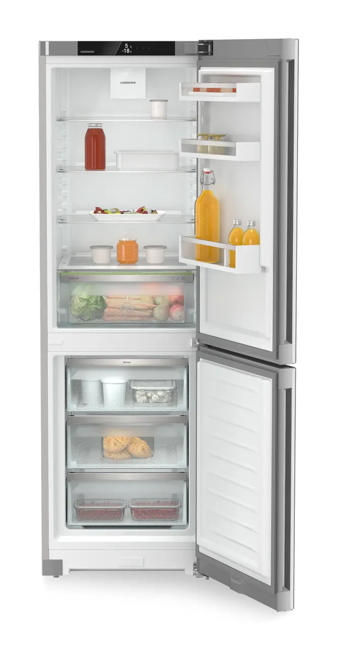 Combina frigorifica Liebherr CNsfd 5203, 330 l, EasyFresh, No Frost DuoCooling, Interior Fit, Clasa D, H 185.5 cm, Inox [4]
