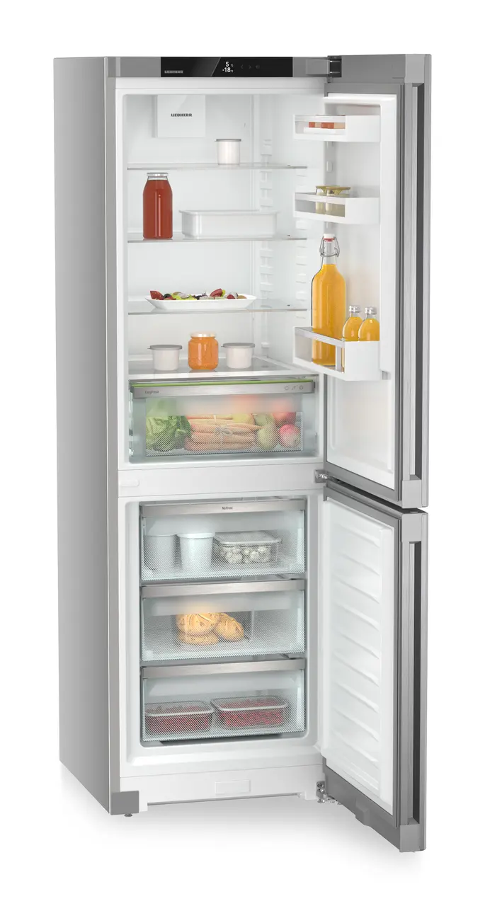 Combina frigorifica Liebherr CNsfd 5203, 330 l, EasyFresh, No Frost DuoCooling, Interior Fit, Clasa D, H 185.5 cm, Inox [3]