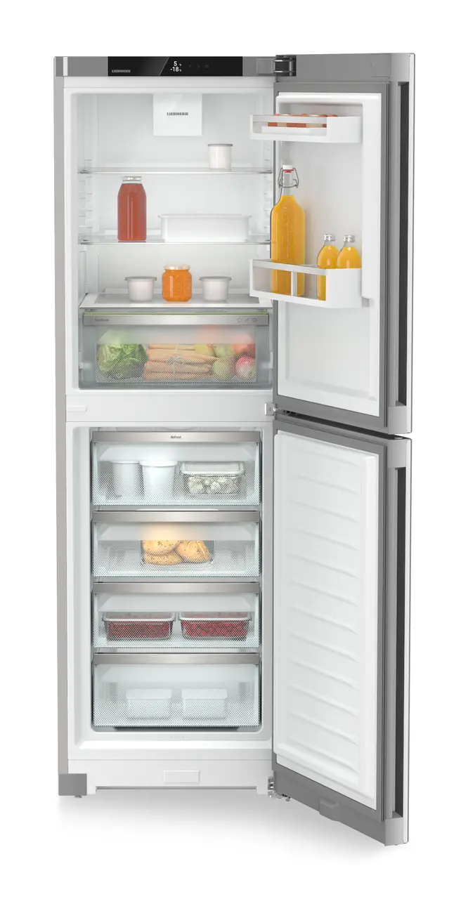 Combina frigorifica Liebherr CNsfd 5204, 319 l, No Frost, DuoCooling, EasyFresh, Interior Fit, Clasa D, H 185.5 cm, Inox [3]