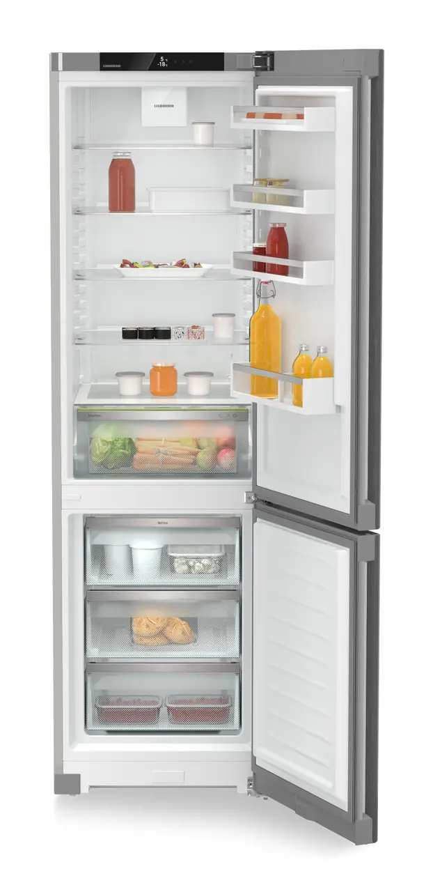 Combina frigorifica Liebherr CNsfd 5703, 371 l, No Frost, DuoCooling, EasyFresh,  Interior Fit, Clasa D, H 201.5 cm, Inox [7]