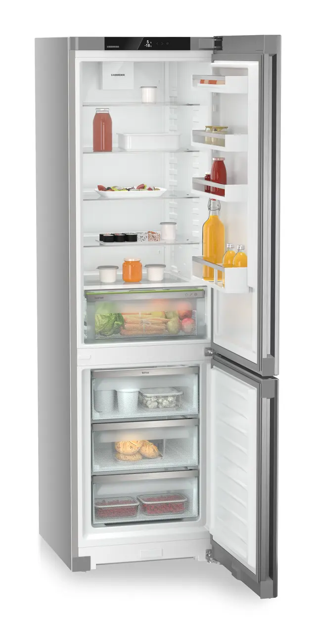 Combina frigorifica Liebherr CNsfd 5703, 371 l, No Frost, DuoCooling, EasyFresh,  Interior Fit, Clasa D, H 201.5 cm, Inox [6]