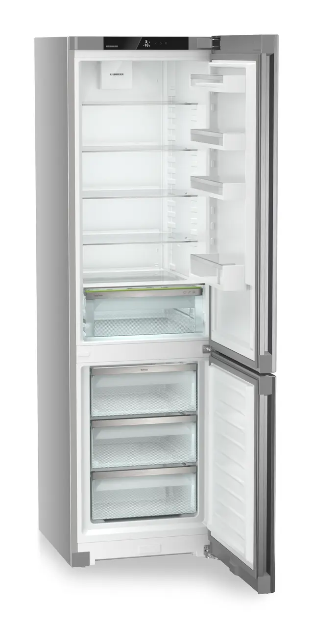 Combina frigorifica Liebherr CNsfd 5703, 371 l, No Frost, DuoCooling, EasyFresh,  Interior Fit, Clasa D, H 201.5 cm, Inox [3]