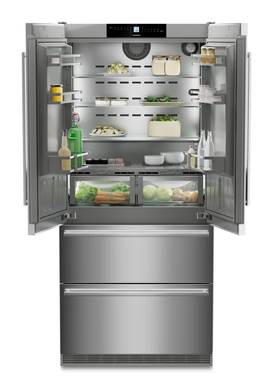 Combina frigorifica Liebherr Premium CBNste 8872  NoFrost, BioFresh, 522 litri, French Door, clasa E, Inox [2]