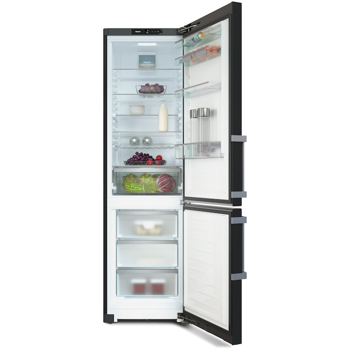 Combina frigorifica Miele KFN 4795 CD, 372 l, Clasa C, NoFrost, DailyFresh,  DuplexCool, DynaCool, SoftClose, H 201 cm, Negru [2]
