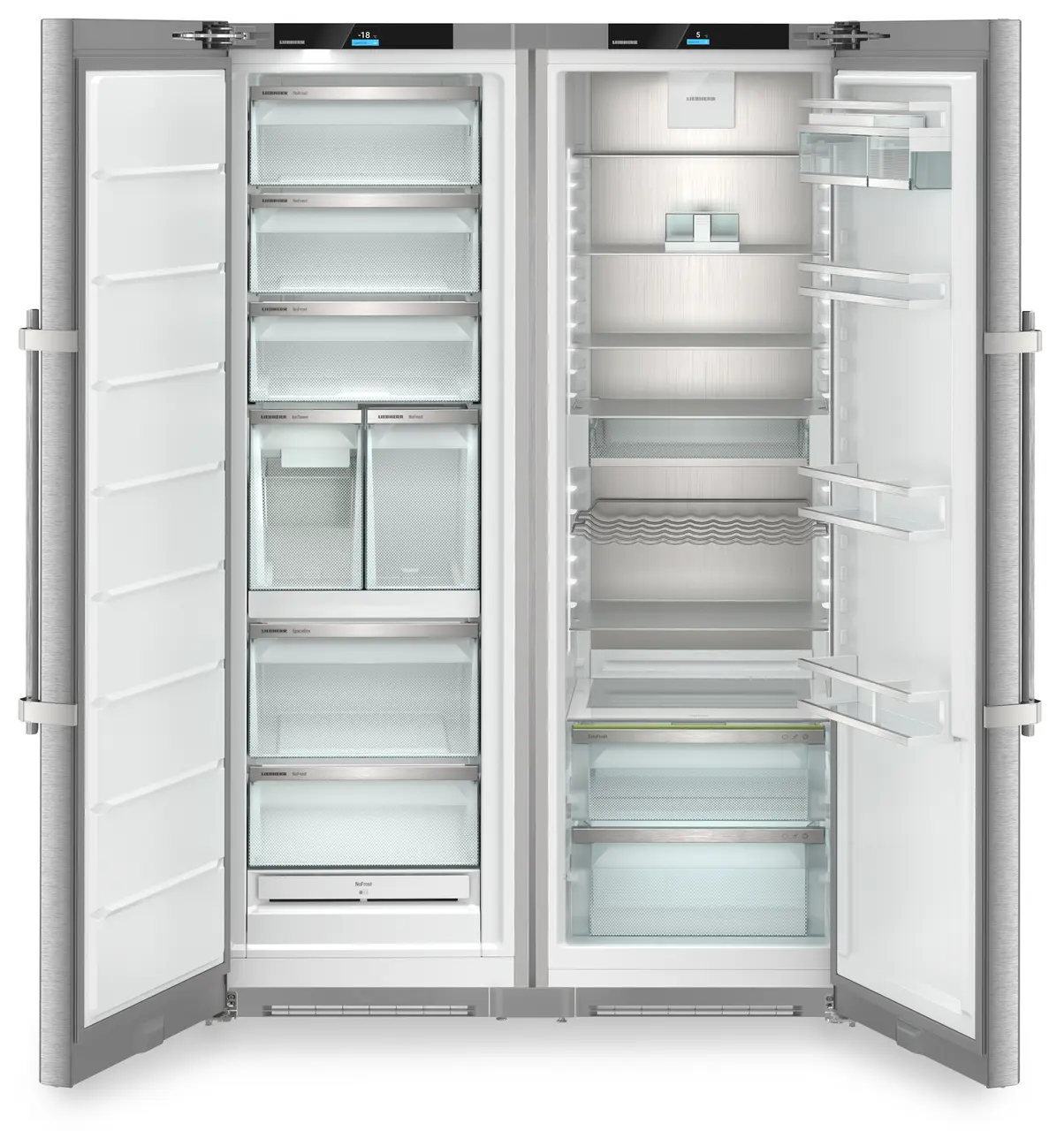 Combina frigorifica Side by Side Liebherr XRFsd 5250 Prime, EasyFresh, NoFrost, 678 l, SmartDeviceBox integrat, IceTower, LightTower, SoftSystem, SmartSteel [3]