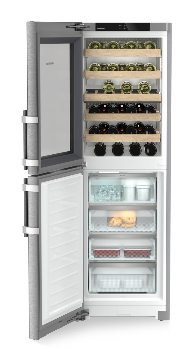 Combină vitrină de vin și congelator Liebherr SWNstd 529i Peak NoFrost inox [3]
