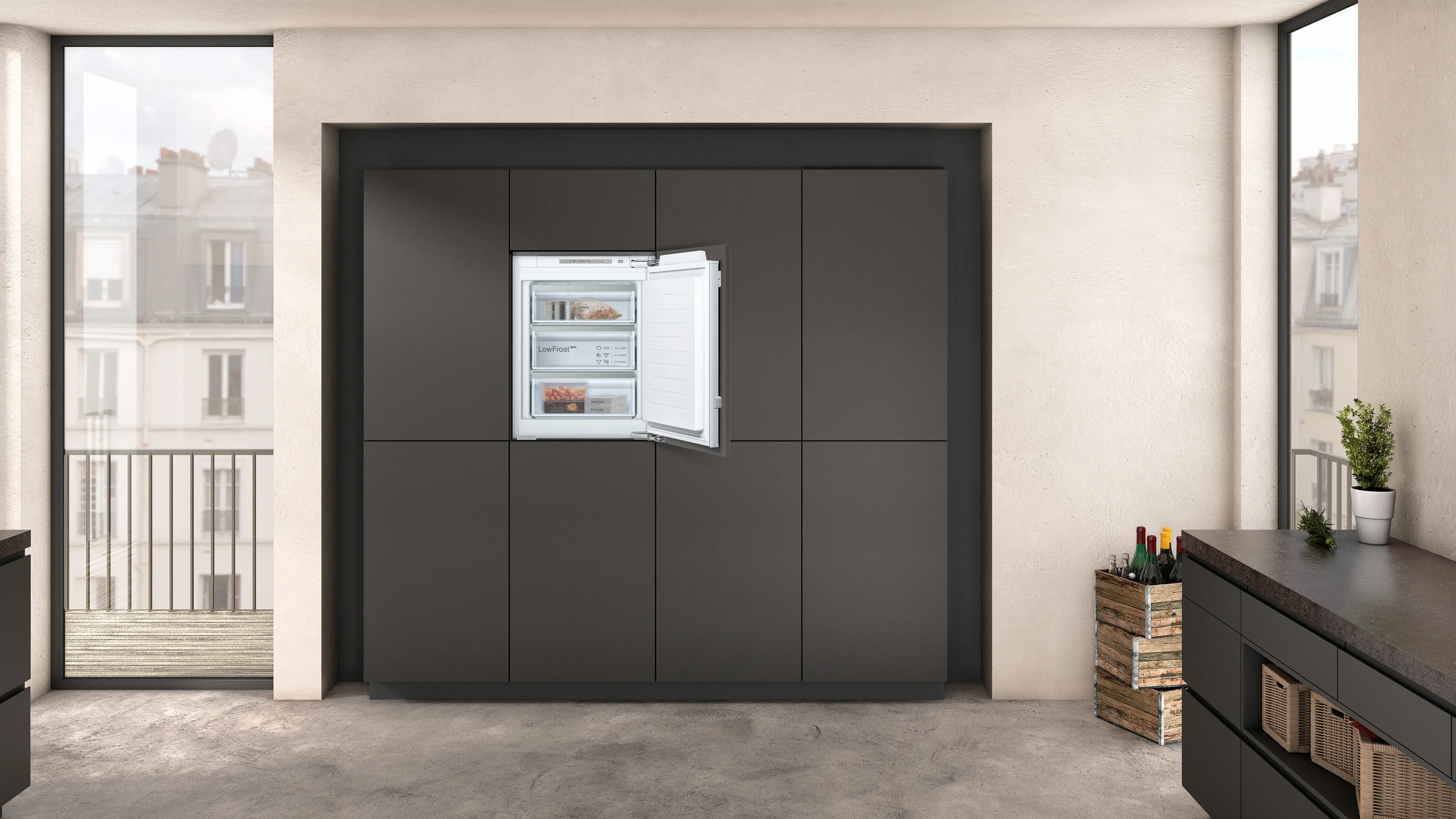 Congelator încorporabil NEFF GI1113FE0 – 72 L, E, Low Frost, Alb [2]