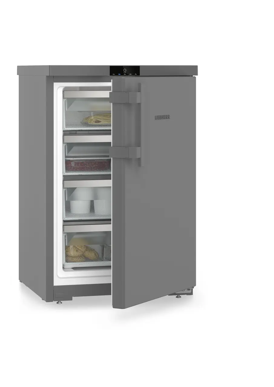 Congelator Liebherr Fdgd 1404 Pure, 107 l, 4 sertare, Smart Frost, SuperFrost, Clasa D, TouchControl, FrostProtect, H 85 cm, DarkGrey [8]