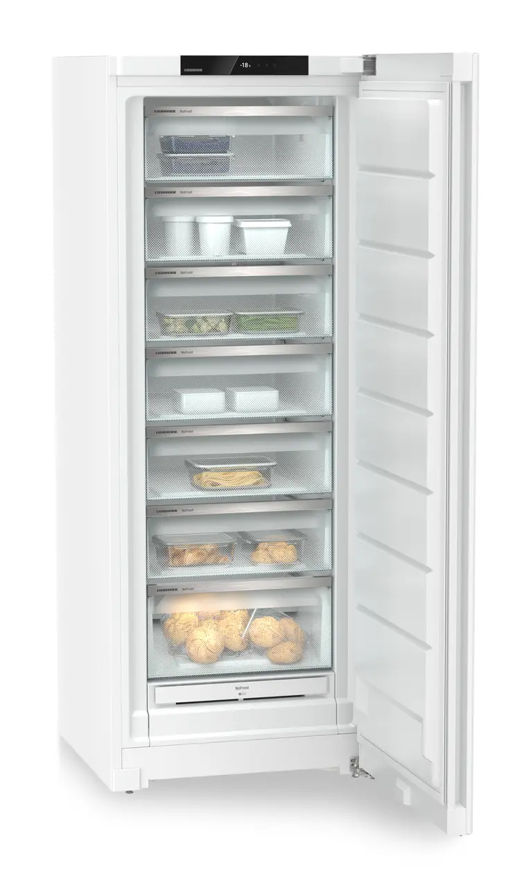 Congelator Liebherr FNd 7227, 7 sertare, No Frost, SuperFrost, 363 l, FrostProtect, Clasa D, Touch Display, H 185.5 cm, Alb [5]