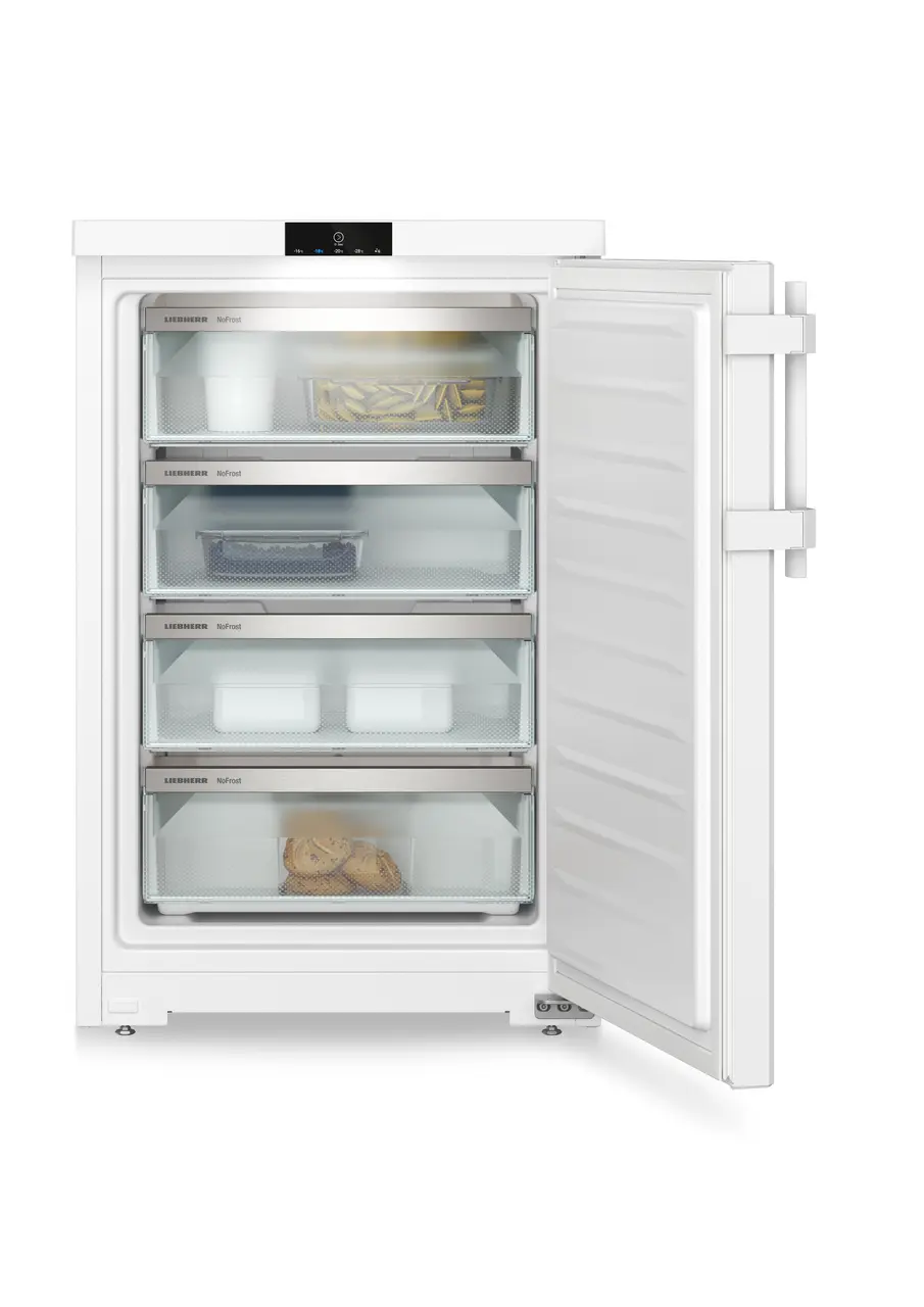 Congelator Liebherr FNe 1404, 92 l, 4 sertare, No Frost, SuperFrost, FrostProtect, Clasa E, TouchControl, H 85 cm, Alb [4]