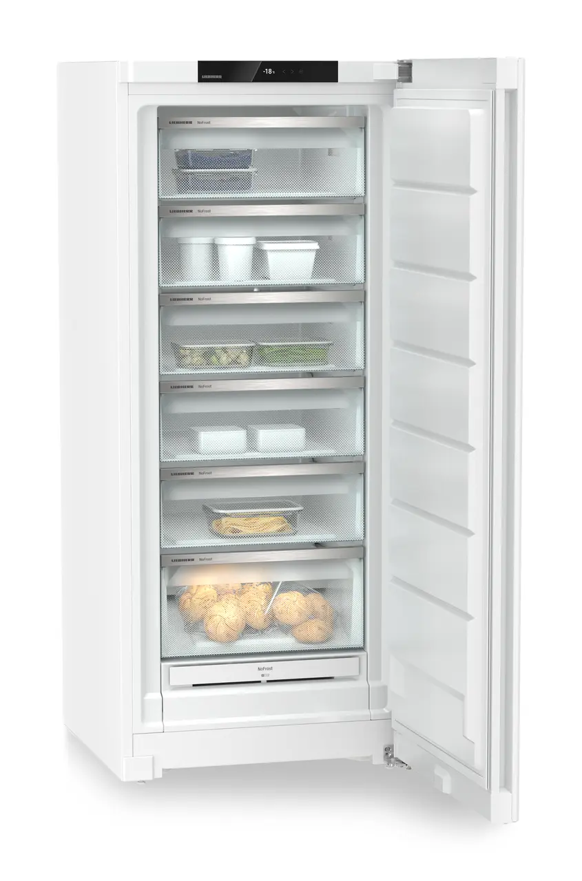 Congelator vertical LIEBHERR FNd 7026, Seria Plus, 311l,  NoFrost, Clasa D, SmartDeviceBox, Display tactil, BluPerformance, FrostProtect, VarioSpace, Otel, Alb [3]
