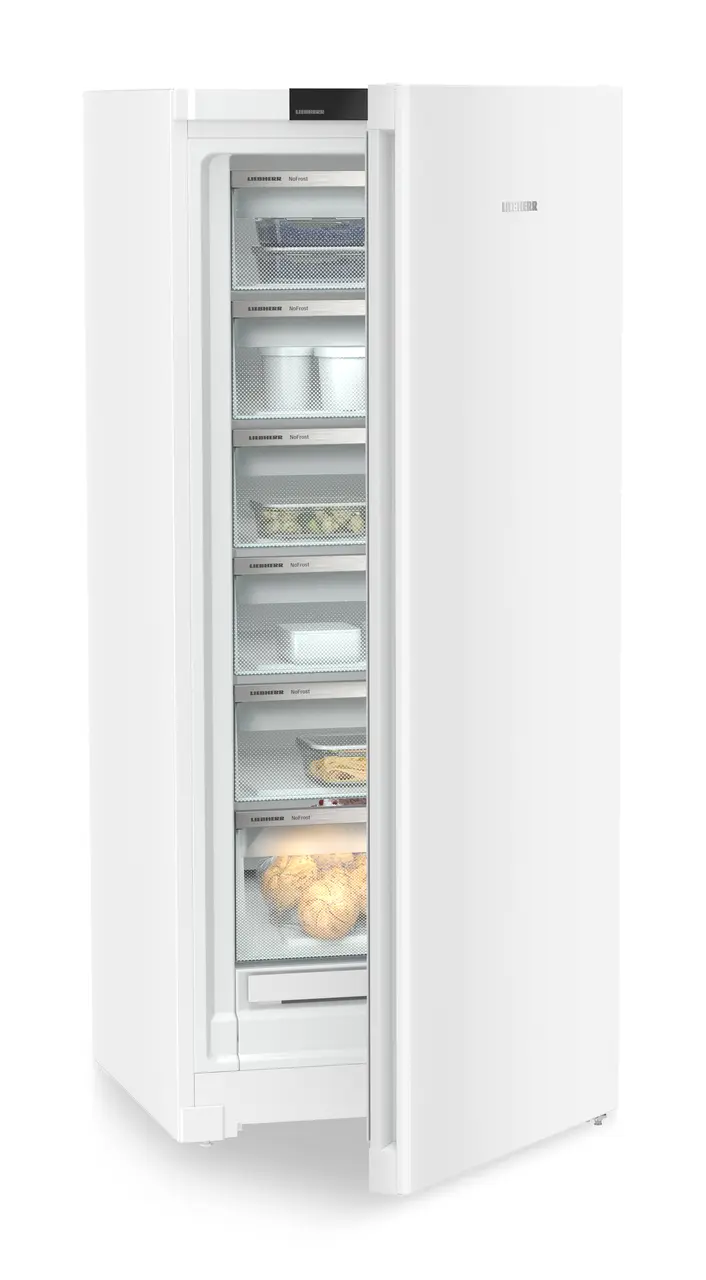 Congelator vertical LIEBHERR FNd 7026, Seria Plus, 311l,  NoFrost, Clasa D, SmartDeviceBox, Display tactil, BluPerformance, FrostProtect, VarioSpace, Otel, Alb [8]