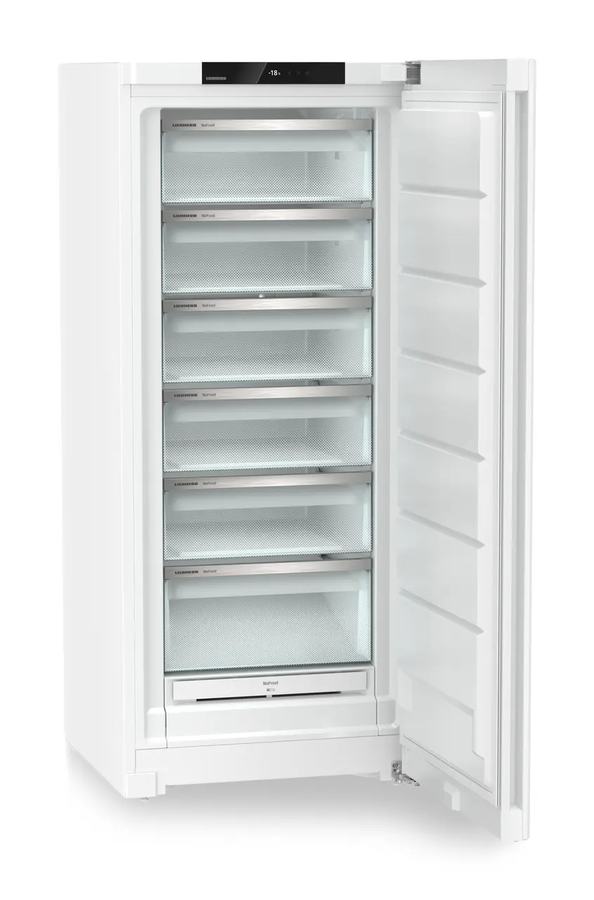 Congelator vertical LIEBHERR FNd 7026, Seria Plus, 311l,  NoFrost, Clasa D, SmartDeviceBox, Display tactil, BluPerformance, FrostProtect, VarioSpace, Otel, Alb [5]