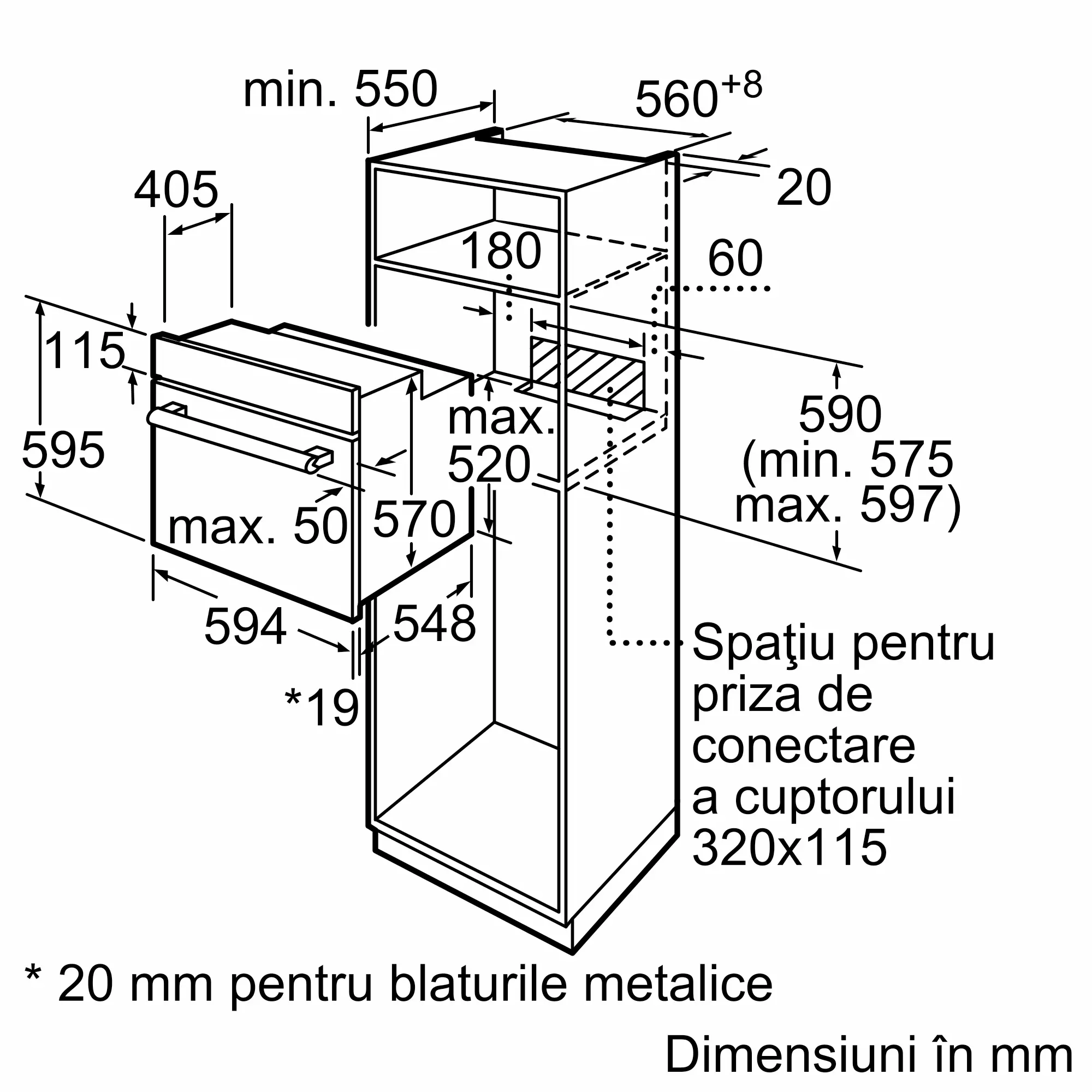 Cuptor Bosch Seria 2, multifunctional, incorporabil, 60 x 60 cm, Negru [7]