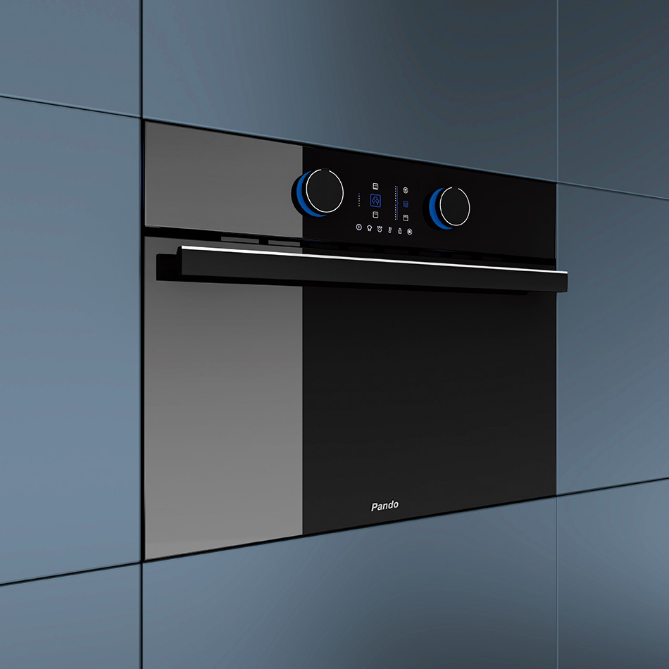 Cuptor combi cu abur incorporabil Pando PHTV-942, 45 cm, 44 l, ecran TFT, Pando Chef, sondă termică, Gama Premium [2]