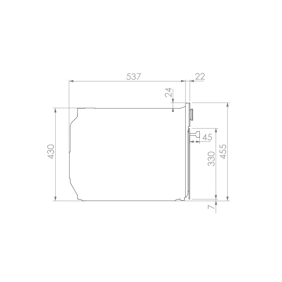 Cuptor combi cu abur incorporabil Pando PHTV-942, 45 cm, 44 l, ecran TFT, Pando Chef, sondă termică, Gama Premium [7]