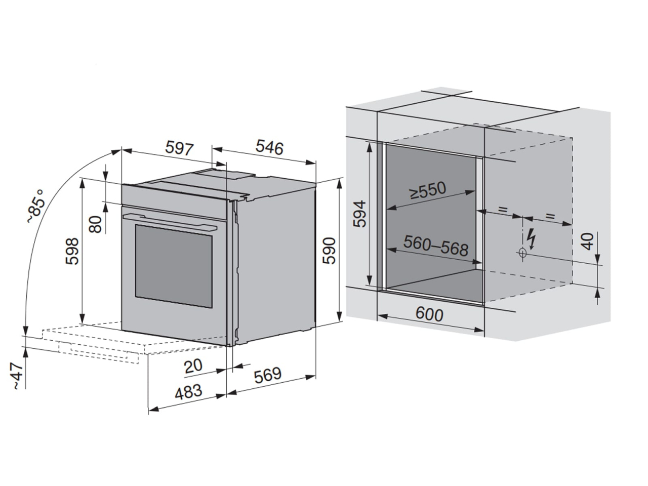 Cuptor combinat cu aburi  V-Zug V6000 Autodoor [2]